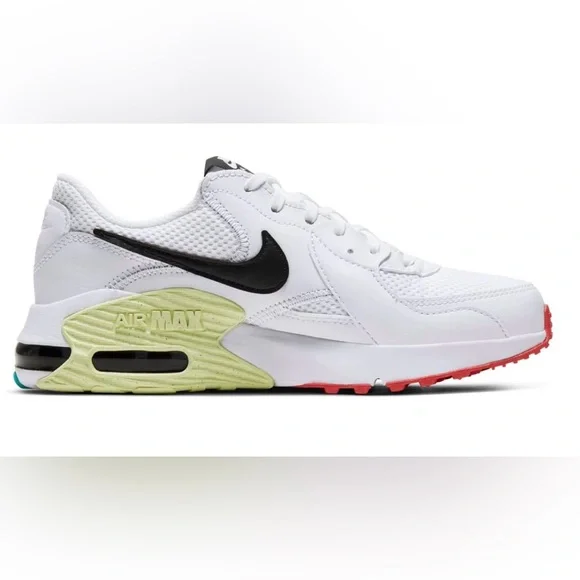 Nike Air Max Excee White Oracle Aqua Barley Volt Women’s Sneakers - Picture 2 of 10